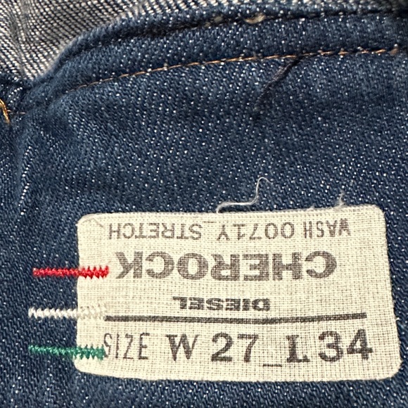 Women's Diesel Cherokee Dark Blue Stretch Jeans - Picture 10 of 11